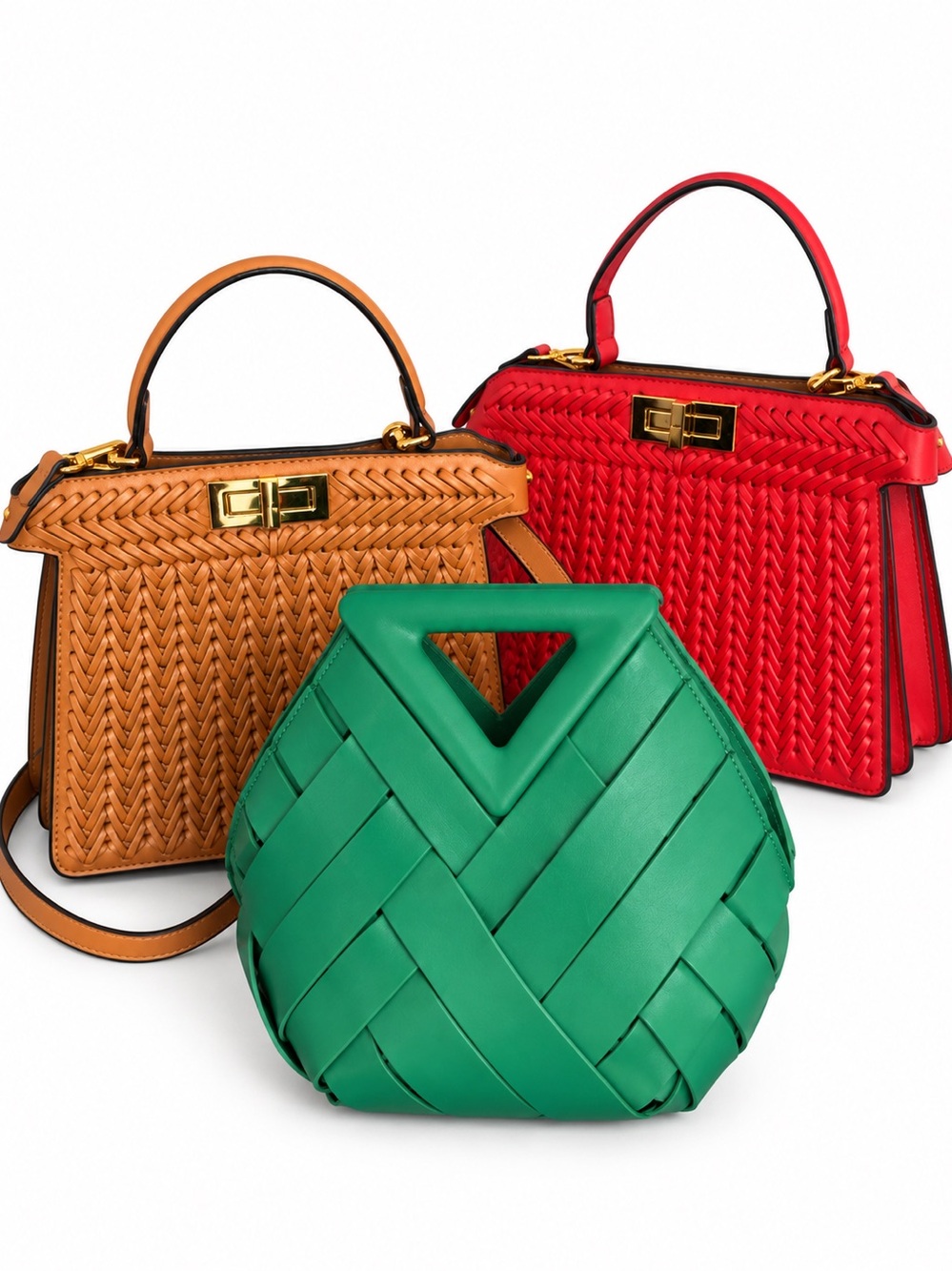 3 BAG BUNDLE
/Verano Hill– Green, Tan & Red